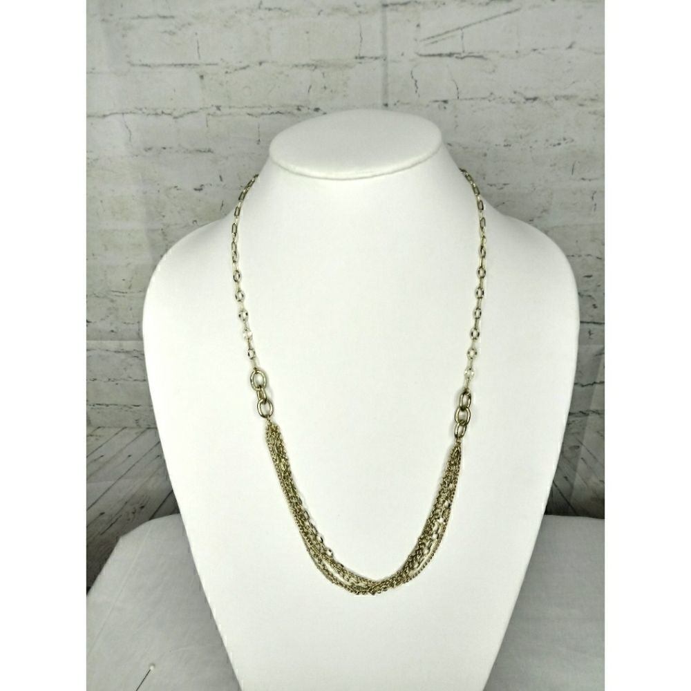 4/$20 ANA NWT Goldtone MultiStrand Necklace